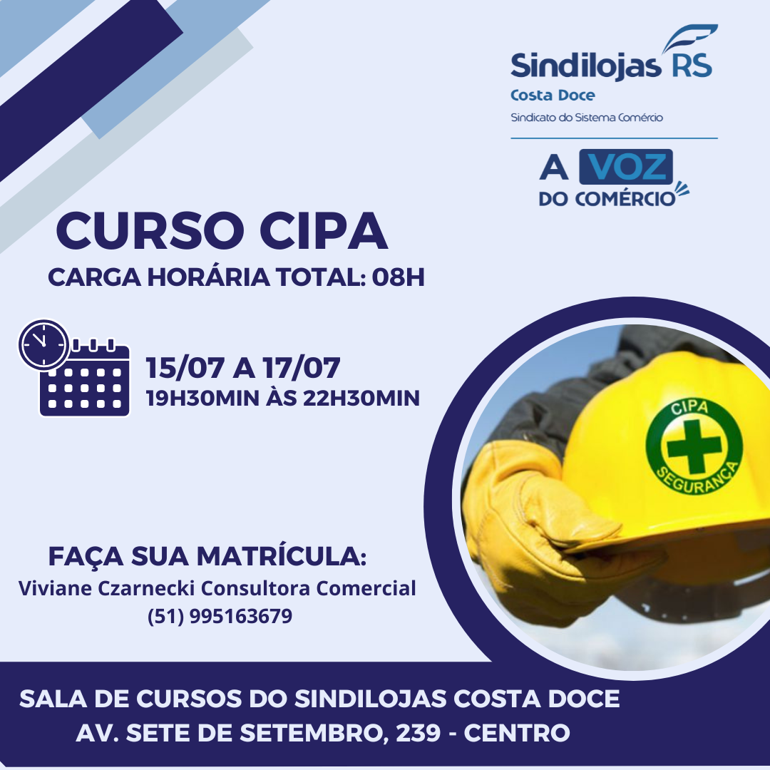 CIPA - COMISSÃO INTERNA DE PREVENÇÃO DE ACIDENTES