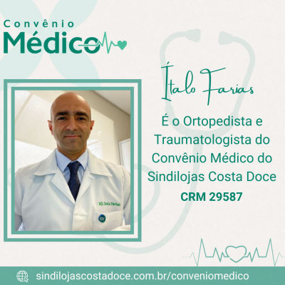 Dr. Ítalo Pires Farias - Traumatologista - CRM 29587