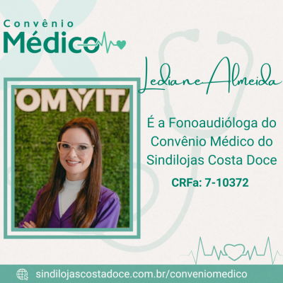 Lediane Almeida - Fonoaudióloga - CRFa: 7-10372