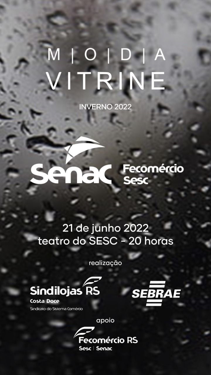 MODA VITRINE - É amanhã!