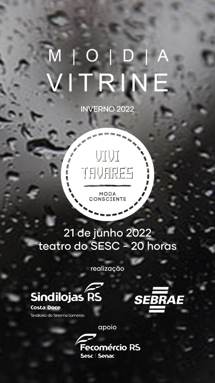 MODA VITRINE - É amanhã!