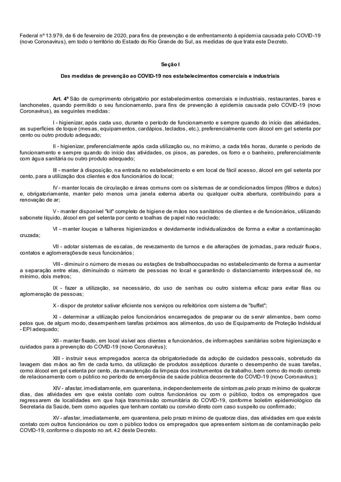 Decreto N° 55.154  - Governo Estadual
