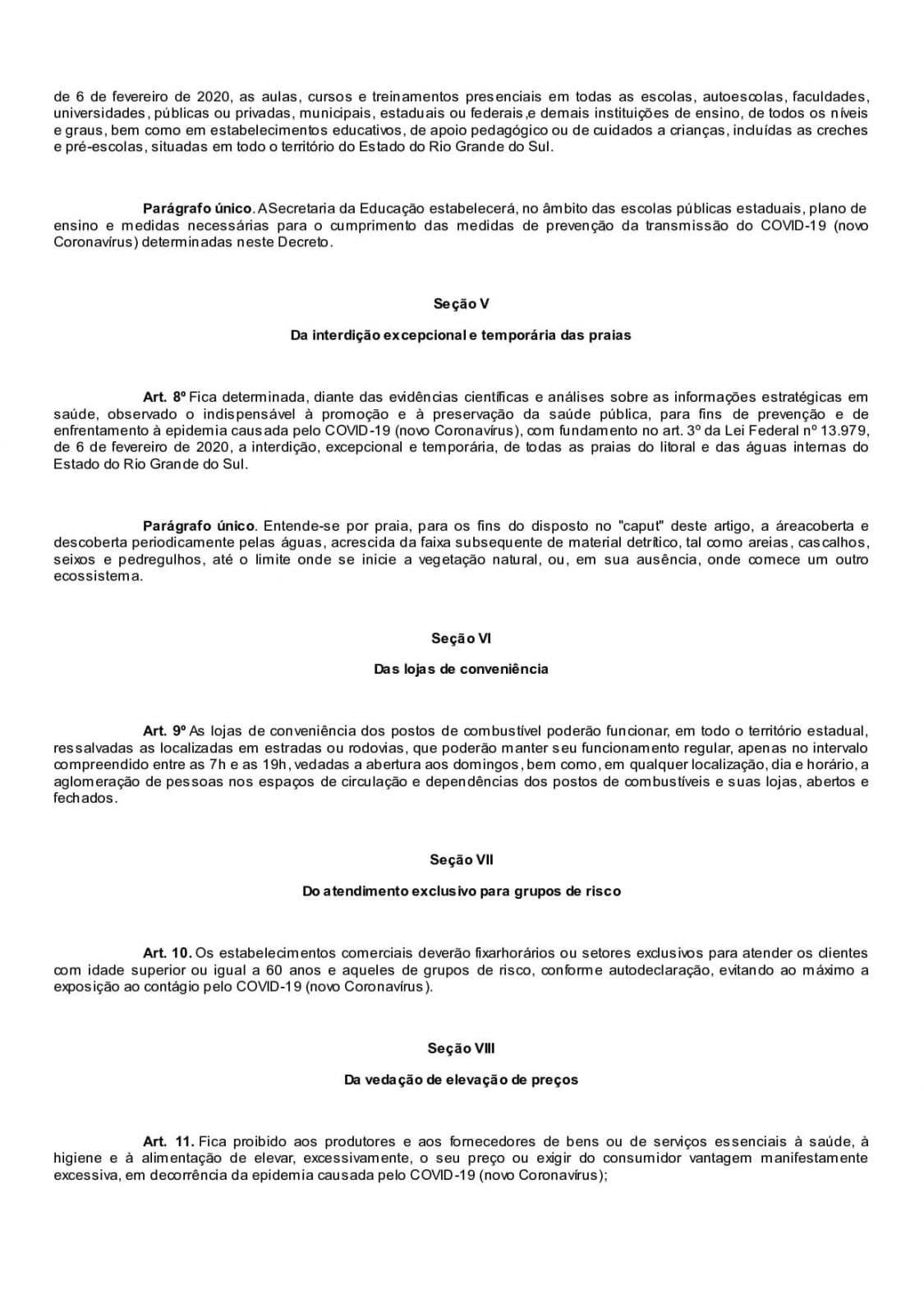 Decreto N° 55.154  - Governo Estadual