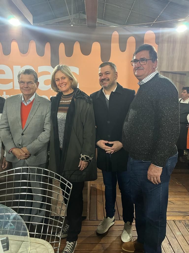 Fecomércio na cozinha com Gilmar Bazanella que aconteceu no Espaço Fecomércio na Fenadoce.