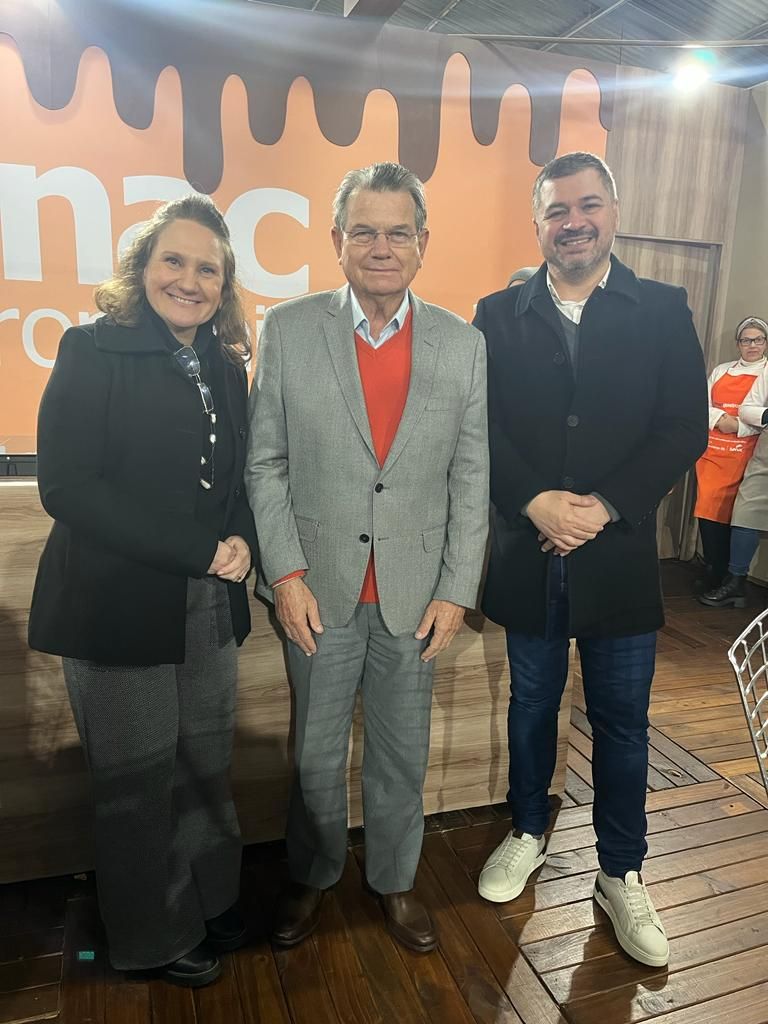 Fecomércio na cozinha com Gilmar Bazanella que aconteceu no Espaço Fecomércio na Fenadoce.