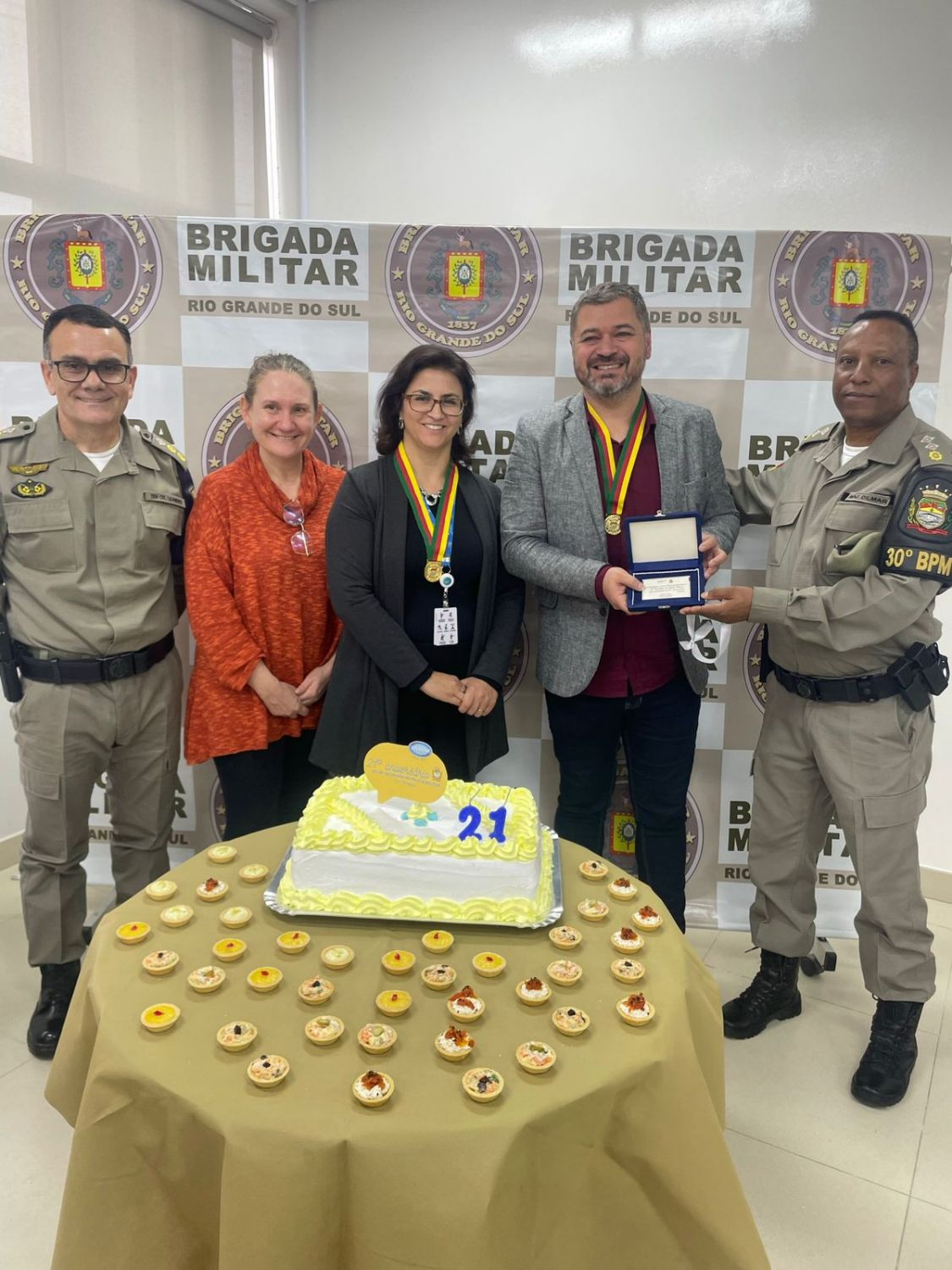 Solenidade Alusiva ao 21° aniversário do 30° Batalhão de Policia Militar