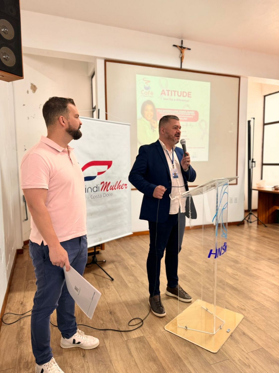 Café com Bate Papo edição Outubro Rosa 🌸