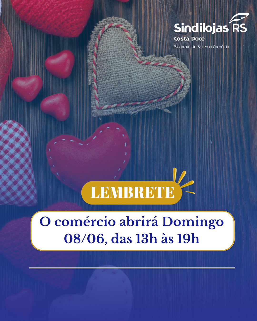 COMÉRCIO PODERÁ ABRIR NESTE DOMINGO 08/06