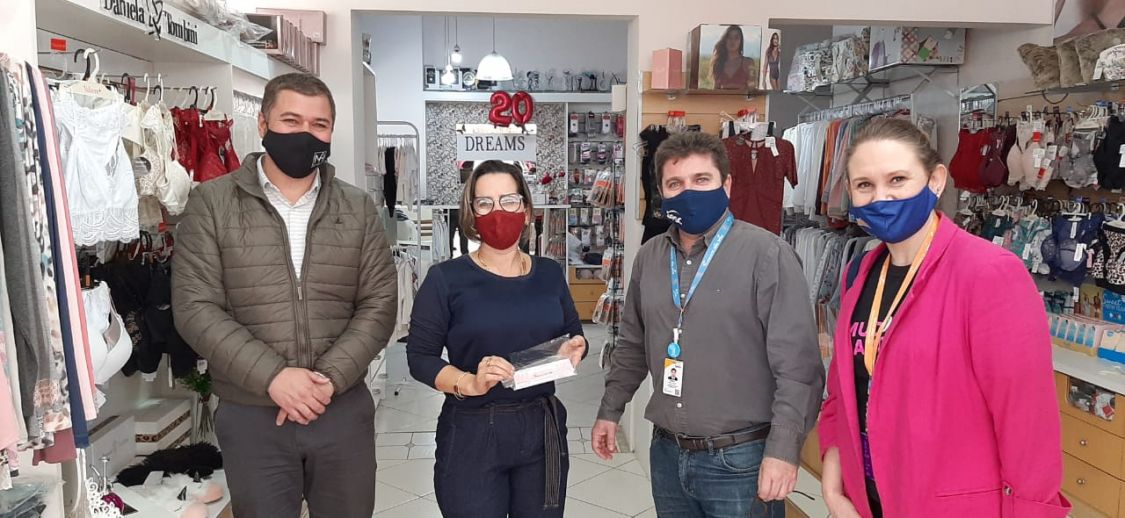 Distribuição dos extensores de máscaras