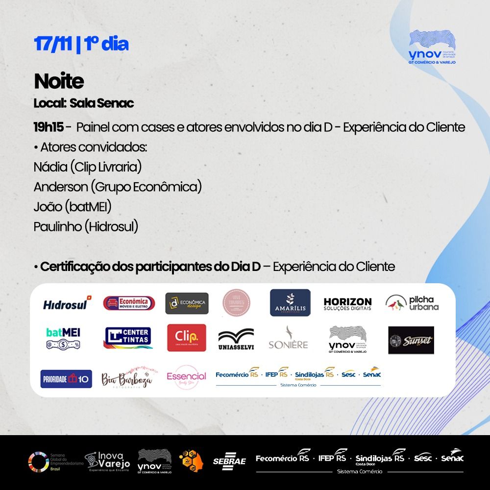 Vem aí a Semana Global do Empreendedorismo – 17 e 18 de novembro