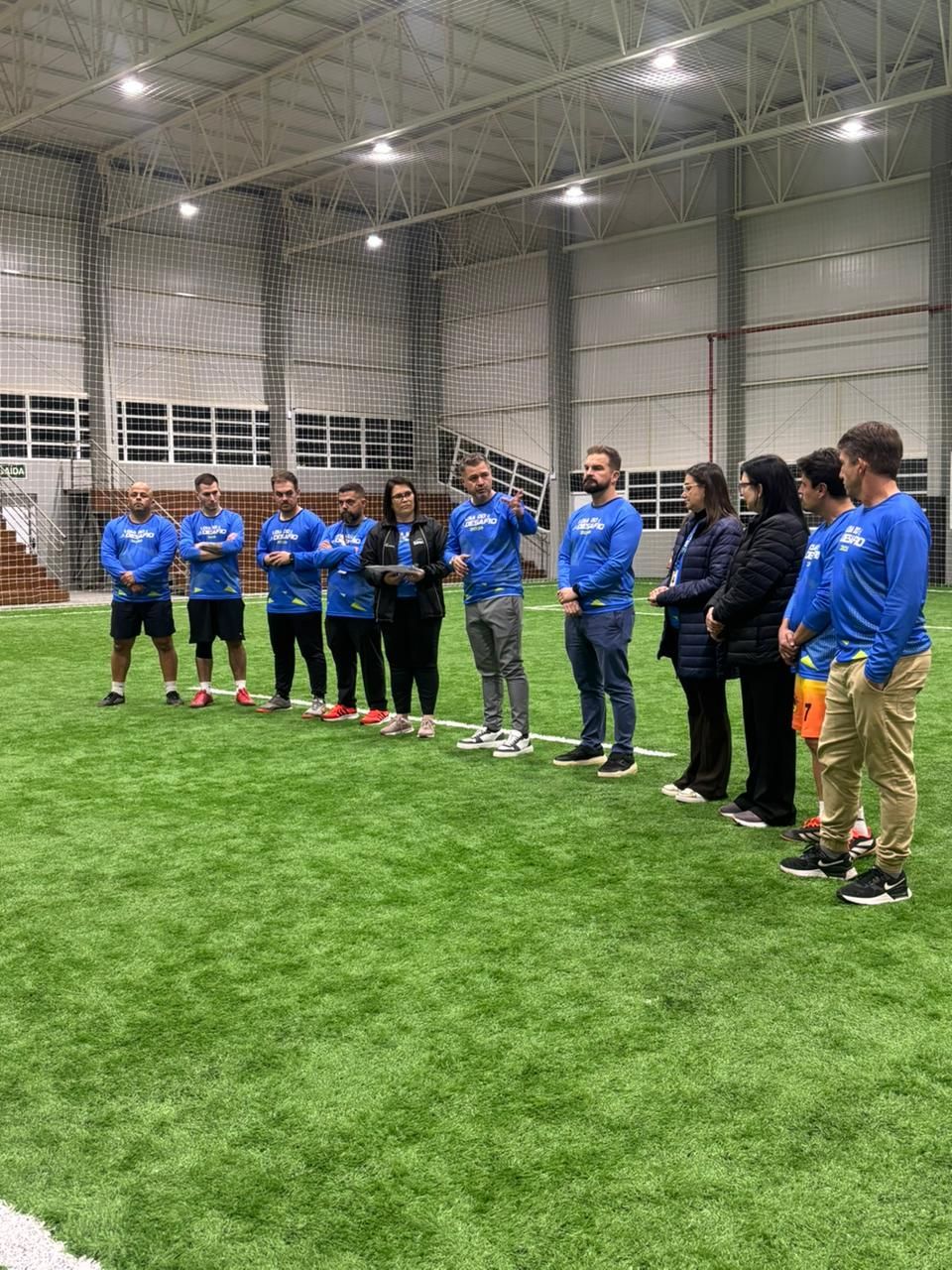 Sindilojas Costa Doce participa da inauguração da nova quadra coberta do Sesc Camaquã