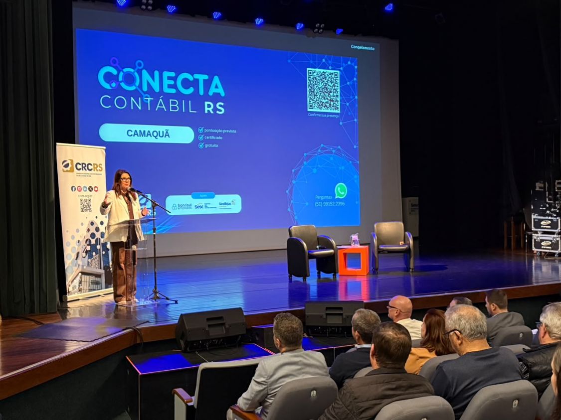 Conecta Contábil RS reúne profissionais para um dia de conhecimento e atualização em Camaquã