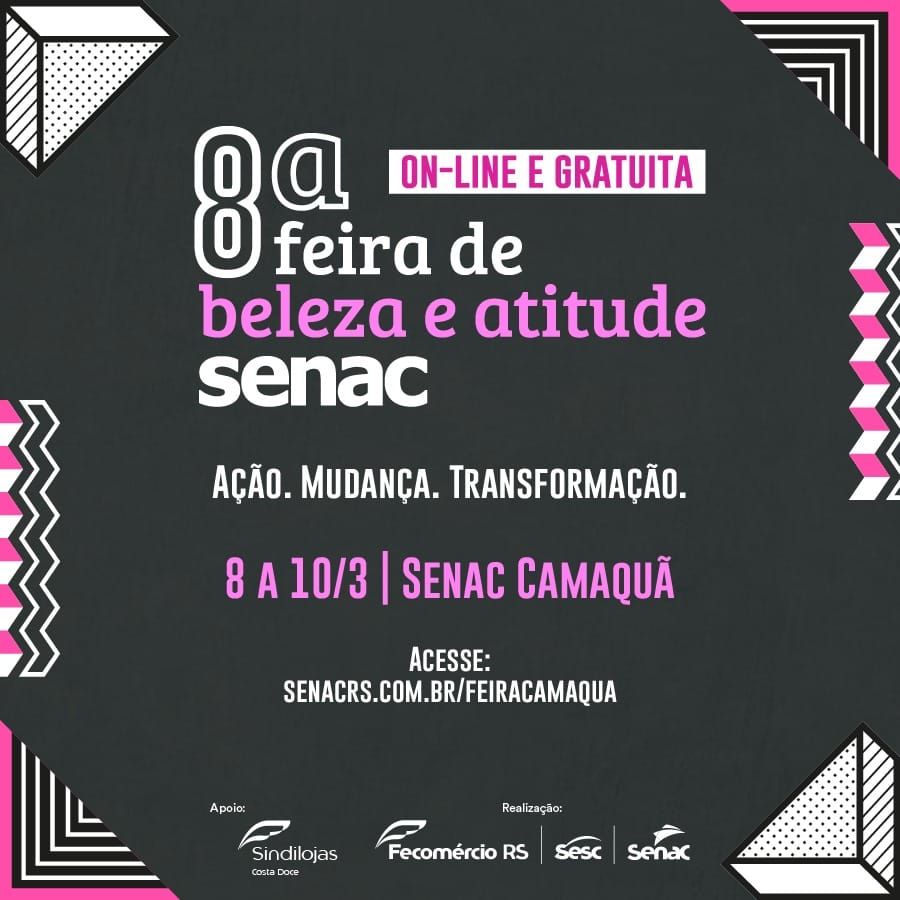 Vem aí 8ª Feira de Beleza e Atitude SENAC