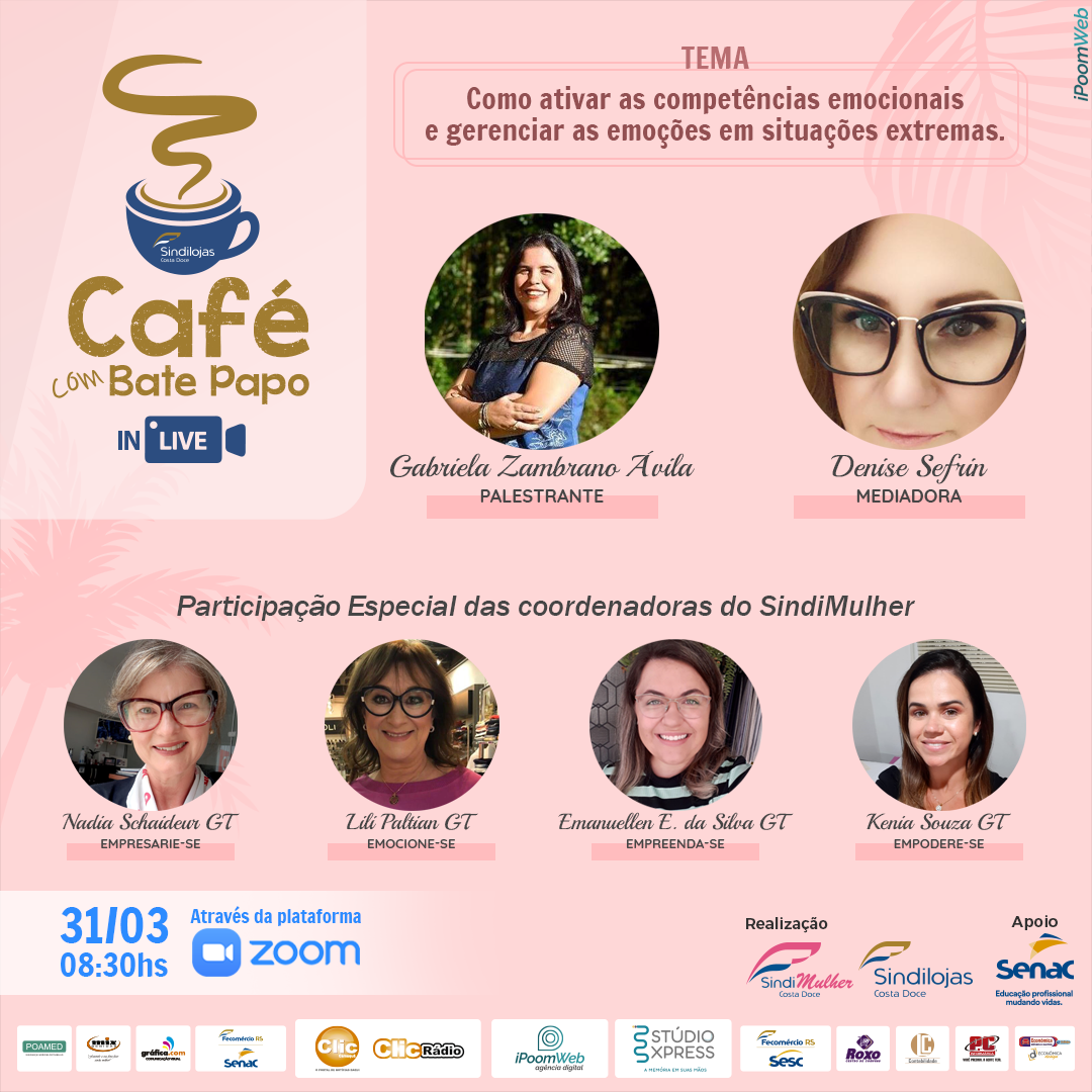 Vem aí o primeiro Café com Bate Papo de 2021